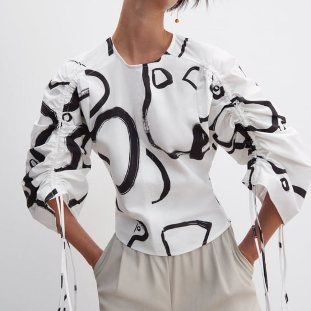 Zara ART DECO POTTERY Top